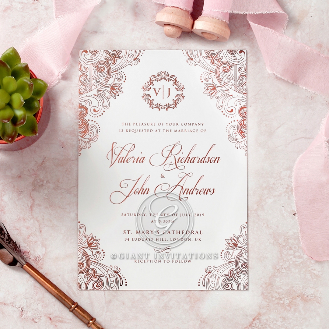 the royal wedding invitation cards designs