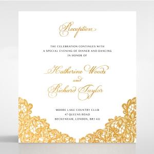 Wedding Reception Invitation Card Design