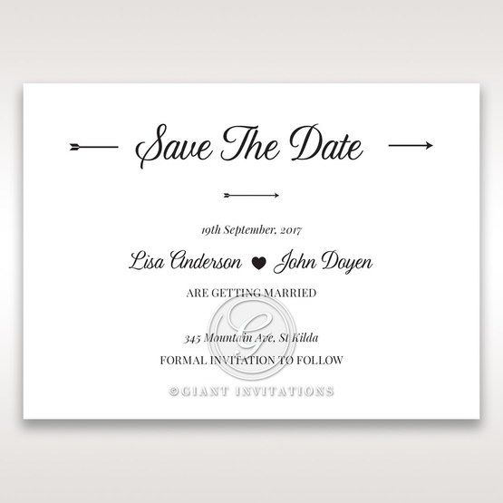 Embossed Frame Save the Date
