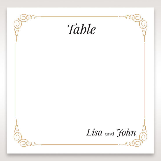 Modern Embossing with Gold Foil Stamping Card