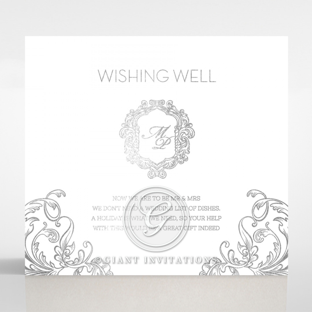 Aristocrat wishing well card DW116122-GW-GS