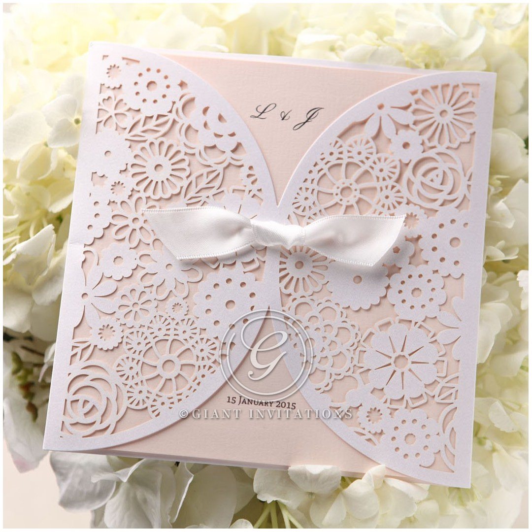 Delicate Pink Summer Romance With Floral Laser Cut Gates