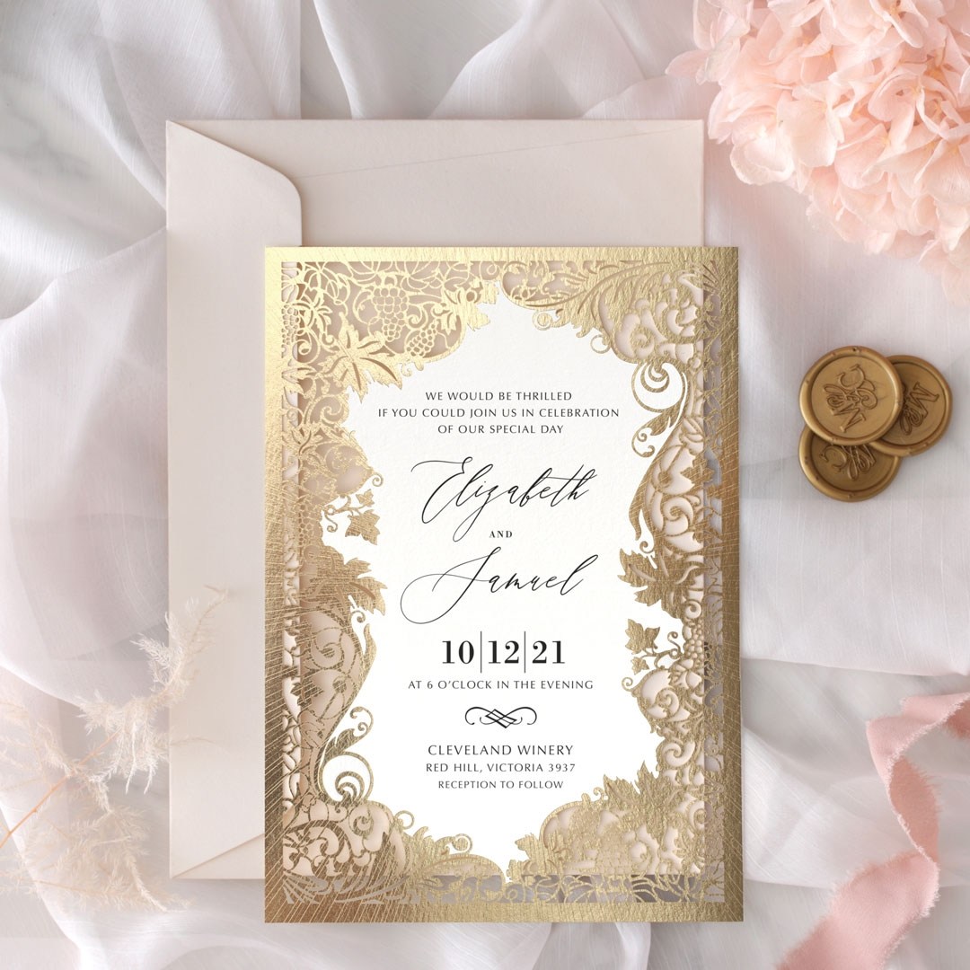 Truly Enamoured - Wedding Invitations - KI300-PLC-GG-01 - 189290