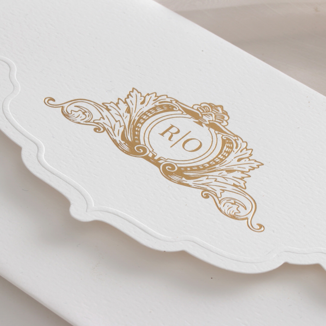 Mesmerising Solid White Pocket - Wedding Invitations - WPSP-01 - 183837