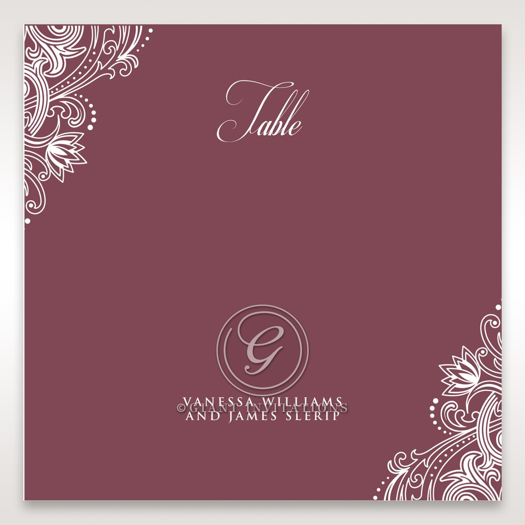 Imperial Glamour without Foil table number card DT116022-MS-D