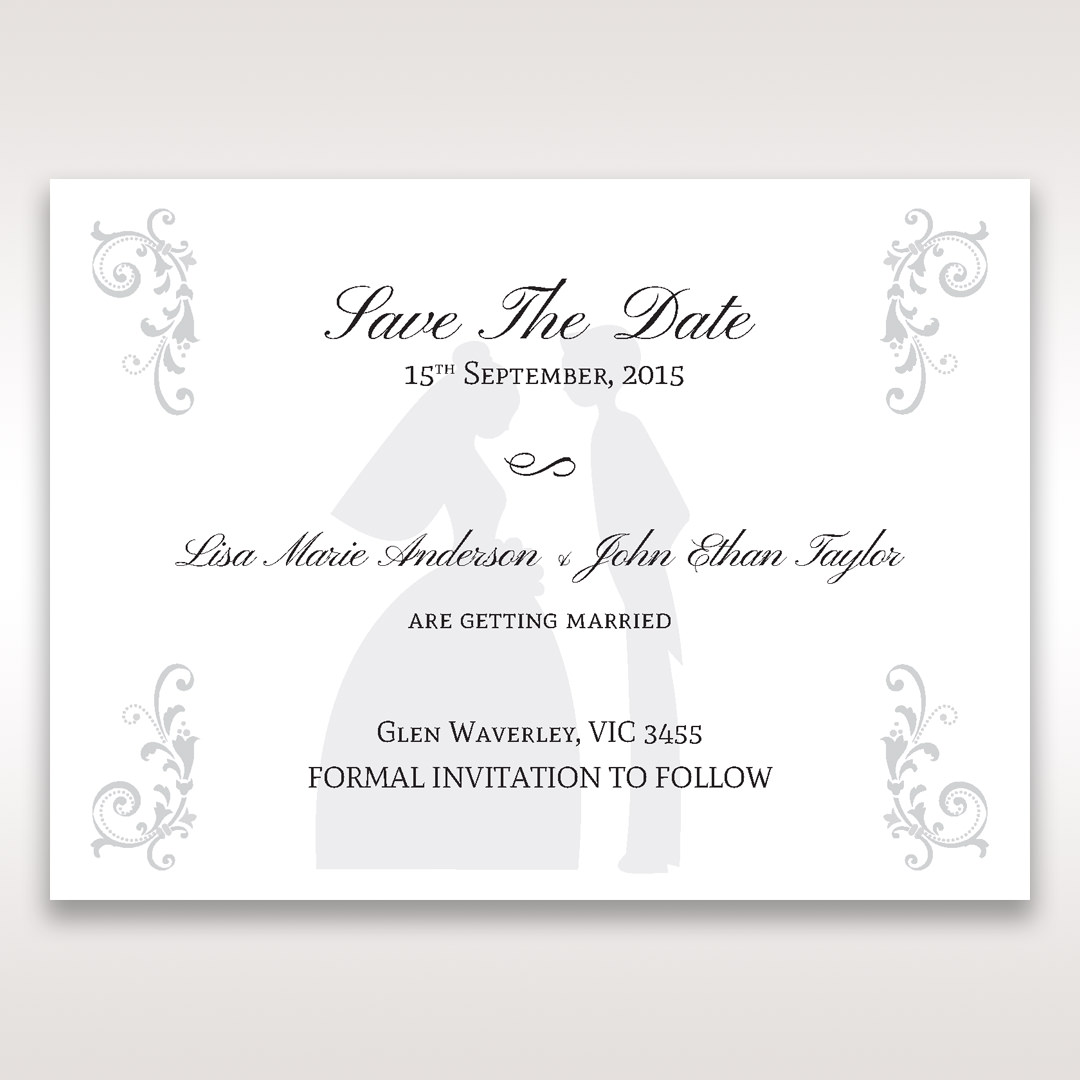 White Promise - Save the Date - Wedding Stationery - 35