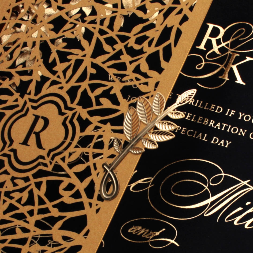 Botanical Glamour - Wedding Invitations - PWI116022-NV-7615 - 183887