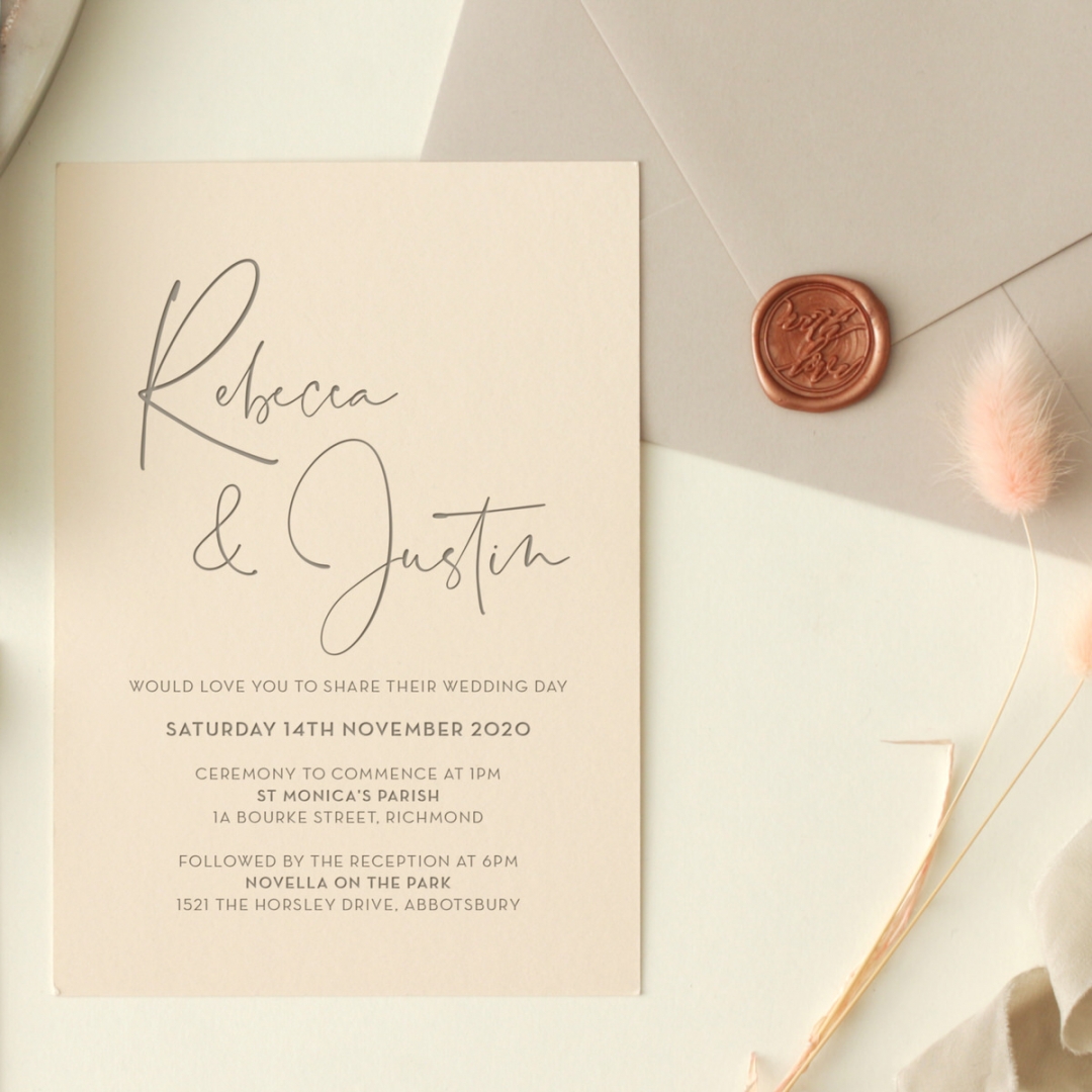 Sweet Pastel Blush and Grey - Wedding Invitations - GI-KI300-CP-02-7677 - 184267