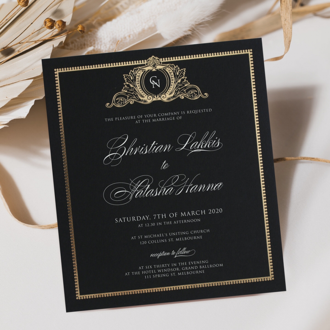 Pre Foiled Royal Lace - Wedding Invitations - MB300-PFL-GG-02 - 184967