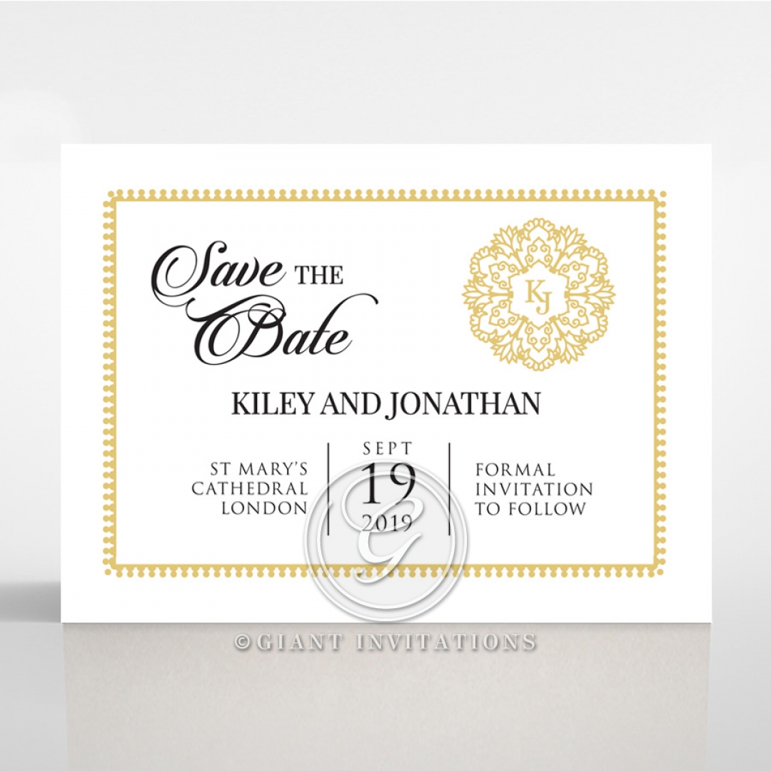 Blooming Charm save the date stationery card item