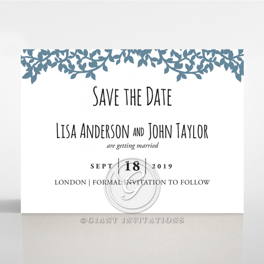 Forest Love save the date card design