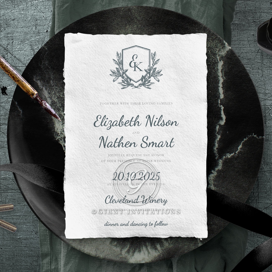 Castle Wedding Invite Card Design