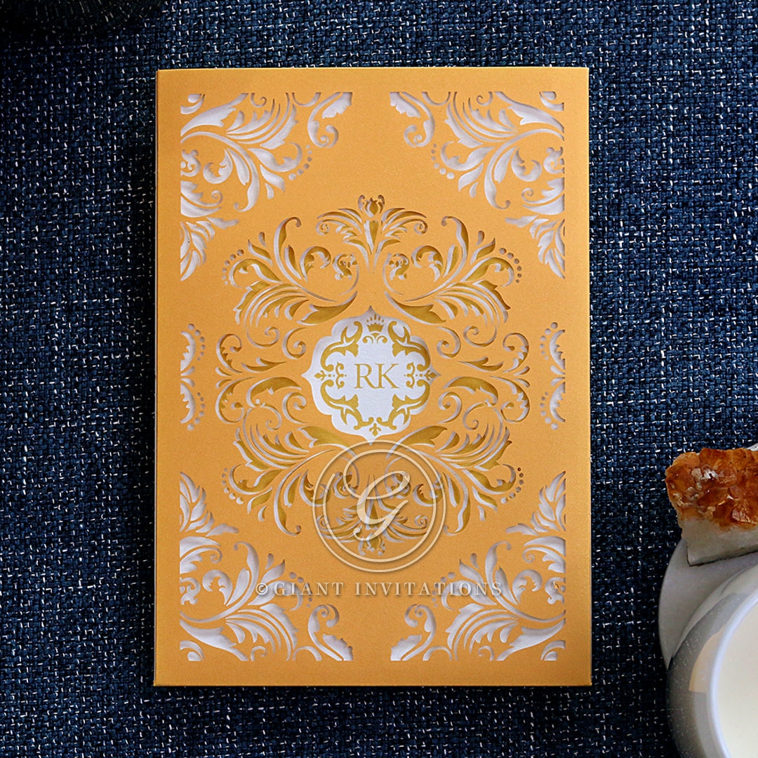 Victorian Extravagance Wedding Card Design