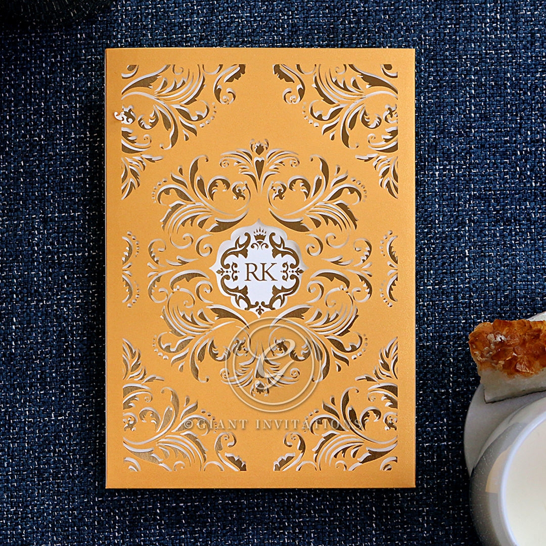 Victorian Extravagance with Foil Invitation Design