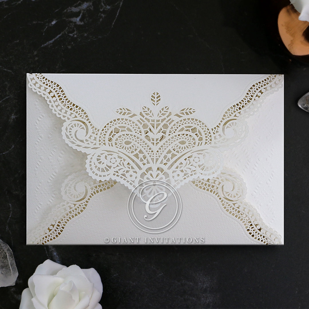 Vintage Prestige with Foil Invite Card Design