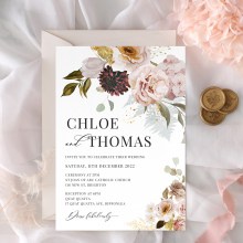 Blush Rose Botanica - Wedding Invitations - KI300-CP-15 - 188125