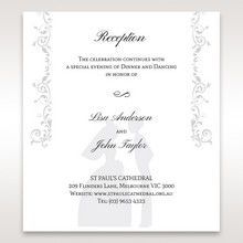 White Promise - Reception Cards - Wedding Stationery - 58