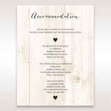 Brown Rustic Woodlands - Accommodation - Wedding Stationery - 74