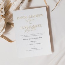 Classic Gold & Black - Wedding Invitations - TI300-GG-BL-01 - 189266