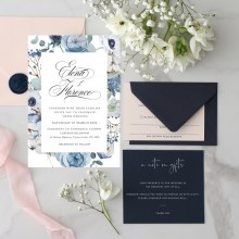 Dusty Blue Frame - Wedding Invitations - KI300-CP-20 - 189287