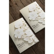Elegant Floral Laser Cut wedding invitations HB15087_14