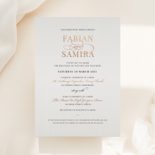 Elegant Simplicity - Wedding Invitations - WP-TP01-RG-01 - 184735