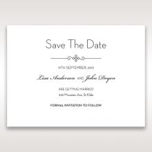 Embossed Date save the date DS14131