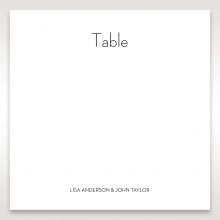 Embossed Date table number card DT14131
