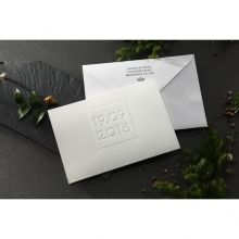 Embossed Date wedding invitations HB14131_3
