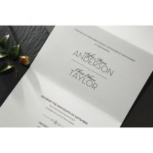 Embossed Date wedding invitations HB14131_5