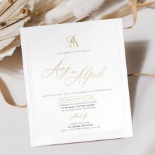 Embossed Foiled & Inked - Wedding Invitations - EM-GG-04 - 189265