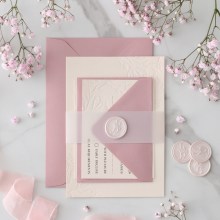 Floral Economy Letterpress - Wedding Invitations - CR07-PLP-CL-01x - 187497