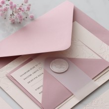 Floral Economy Letterpress - Wedding Invitations - CR07-PLP-CL-01x - 187496