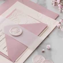 Floral Economy Letterpress - Wedding Invitations - CR07-PLP-CL-01x - 187493