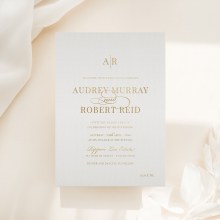 Foil Stamped Elegance - Wedding Invitations - KI300-GG-09 - 189273