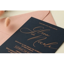 Versatile Navy and Luxurious Gold - Wedding Invitations - WP-CL13-NV-GG-01 - 184821