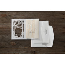 Brown Splendid Laser Cut Scenery - Wedding invitation - 46