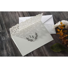 White Floral Cluster - Wedding invitation - 87