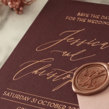 Rose Gold Foiled Blackberry - Wedding Invitations - WP-CR14-RG-01 - 184221