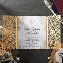 Imperial Glamour - Pearl - Wedding Invitations - LC-IG-GD. - 189387