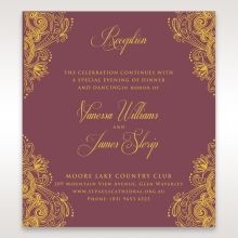 Imperial Glamour with Foil reception card DC116022-MS-F