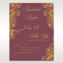Imperial Glamour with Foil rsvp card DV116022-MS-F_1