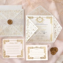 Blooming Charm with Foil - Wedding Invitations - IWP16047-FL - 189317
