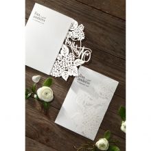 Laser Cut Floral Wedding wedding invitations HB15086_11