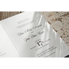Laser Cut Floral Wedding wedding invitations HB15086_14