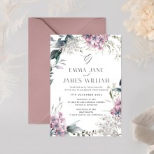 Lavender Wreath - Wedding Invitations - KI300-CP-22 - 189264