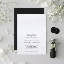 Letterpress Beauty - Wedding Invitations - WP-IC55-LP-11 - 184554