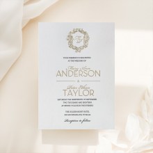Modern Crest - Wedding Invitations - FWI116122-KI-GG - 189351