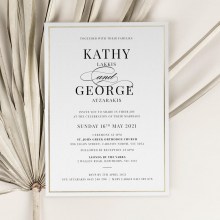 Regal Announcement - Wedding Invitations - KI300-GG-04 - 189229