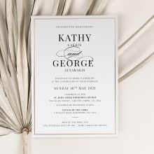 Regal Announcement - Wedding Invitations - KI300-GG-03 - 186999